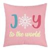 New Christmas Short Plush Pillow Cover Peach Skin Digital Printing Cushion Cover Christmas Snowman Pattern