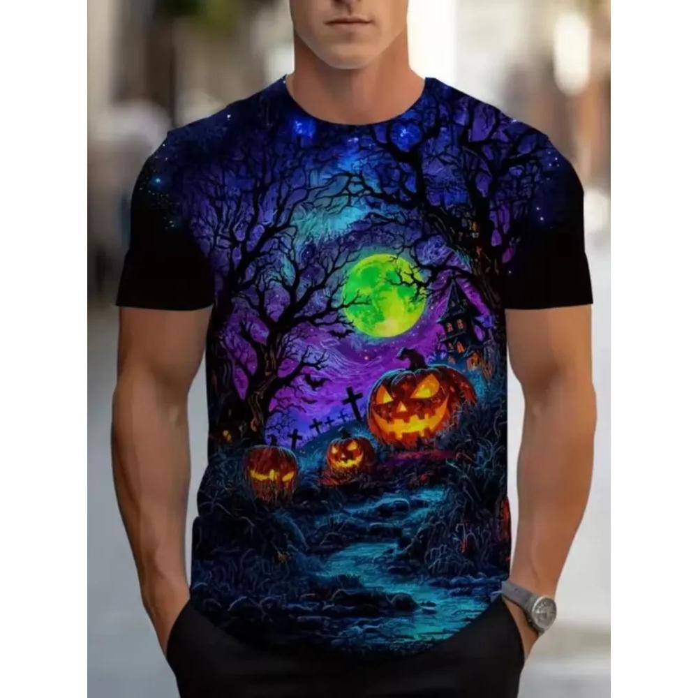 Fashion Versatile Men's Short Sleeve Casual Loose Top Daily Comfort T-Shirts Men’s