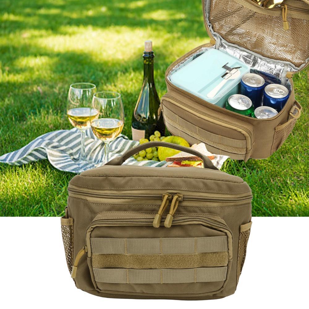 Adjustable Strap Thermal Lunch Box Leakproof Picnic Bag Soft Insulated Lunch Bag Travel