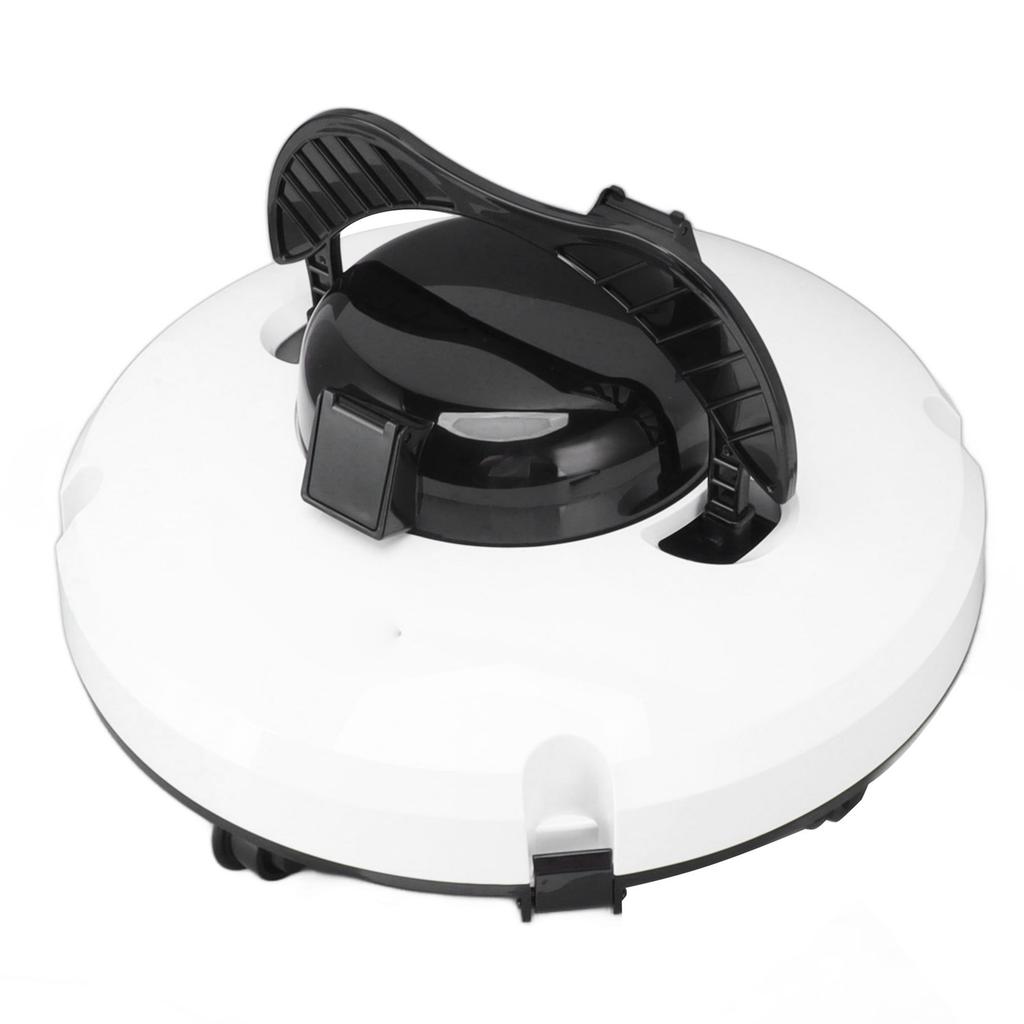 Robotic Pool Cleaner Cordlesss Pool Vacuum Fully Automatic Swimming Pool Cleaning Robot   White