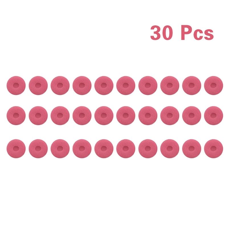 30Pcs/set 15mm Headphone Filters Dustproof for Earphone Filter Earphone Protective Filters Sponge Ear Pad Cushion