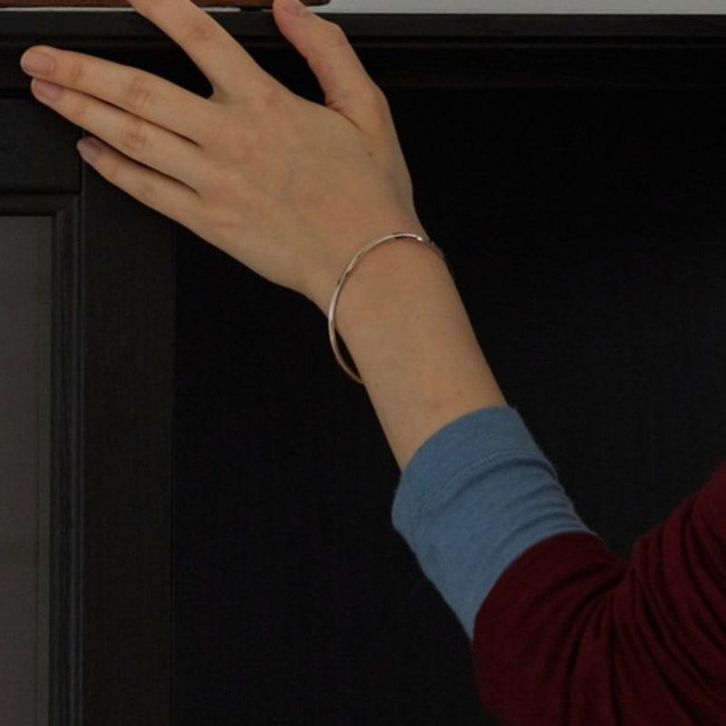 

MERCURY [silver 925] Twisted Bangle Bracelet single type