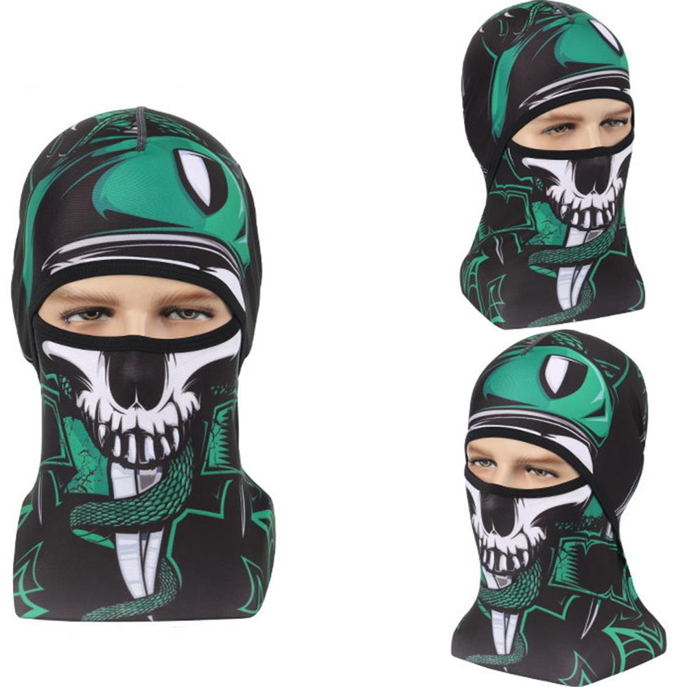 Skull Head Magic Turban Outdoor Sports Cycling Mountaineering Ski Headscarf Warm Breathable Mask