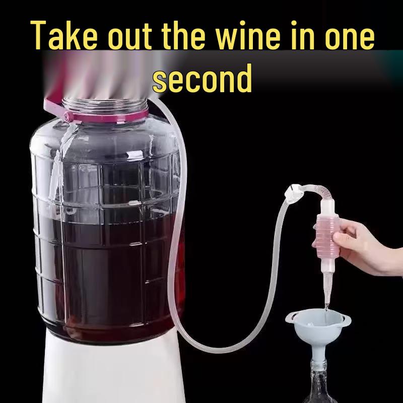 Automatic Self-Priming Wine Pump & Filter for Household Use