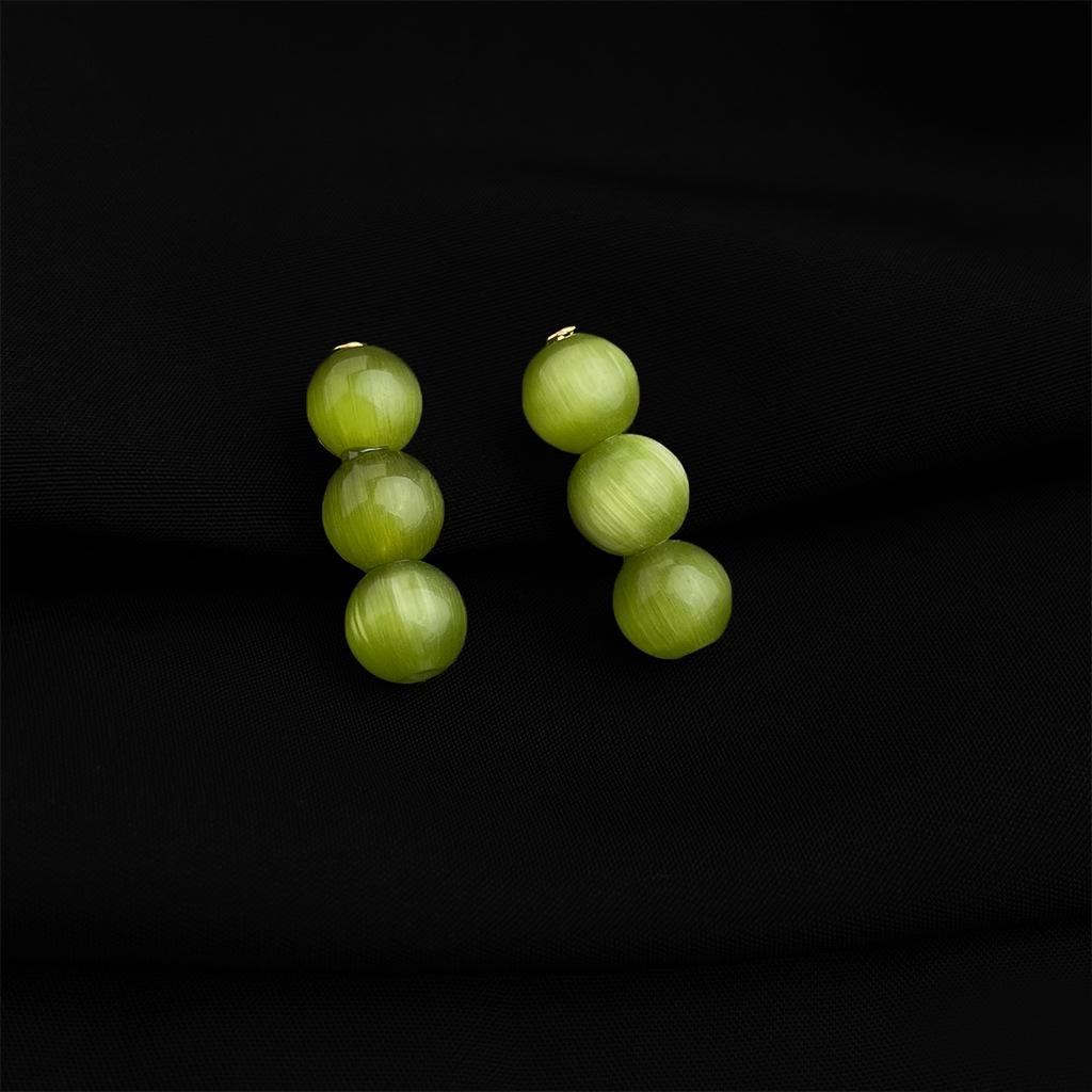 18K Gold Plated Clip-on Enamel Flower Earrings - Non-Pierced, High Color Retention