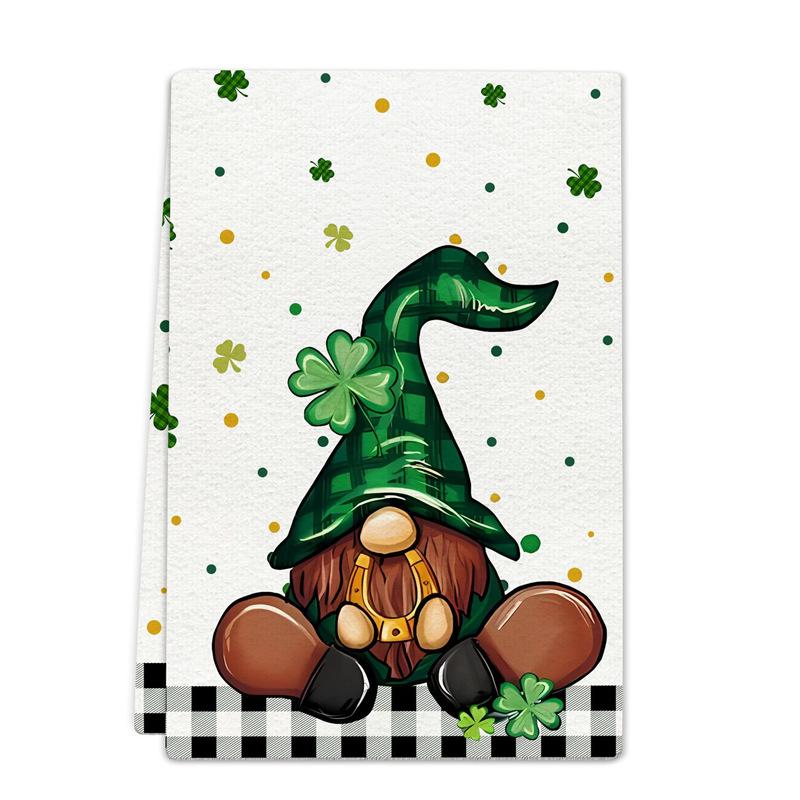 JIT Dropshipping Thanksgiving & Halloween Microfiber Kitchen Towels - Holiday Decorative Dish Towels