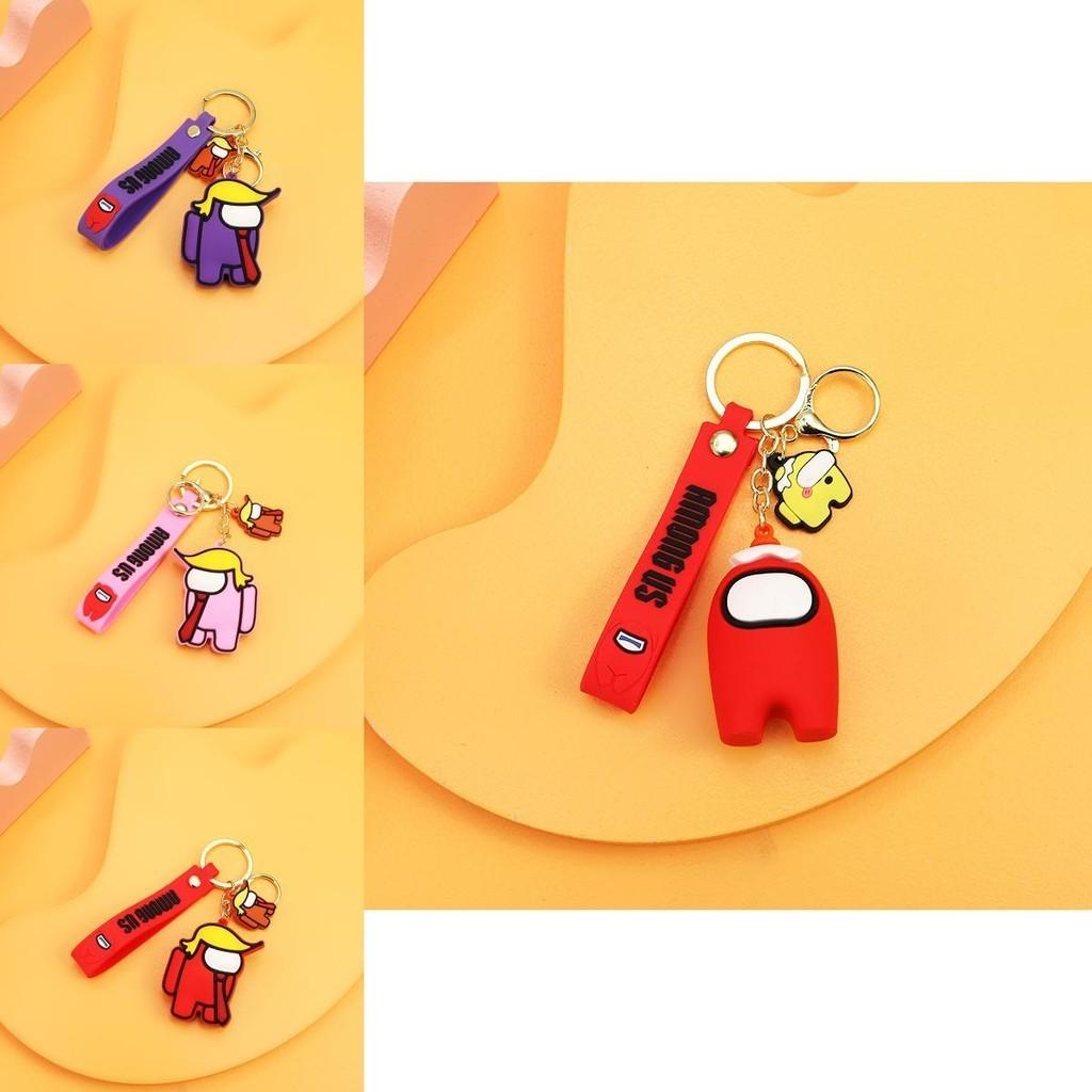 Uroczy breloczek Among Us Silikonowy Kreskówkowy Akcesorium Idealne Na Prezent I Do Kolekcjonowania