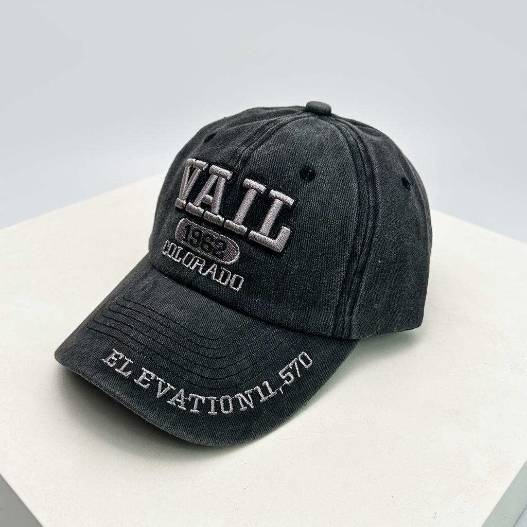 Baseball Letterings Alphabet Vall Stitched Stitching Embroidered Vintage American Women  Men For Neutral Gender Fresh Caps Peaked Hats Street