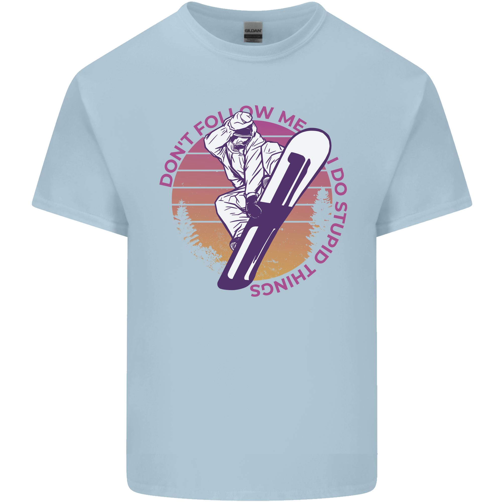 Snowboarding Funny Dont Follow Me Unisexs Light Cotton TShirt S