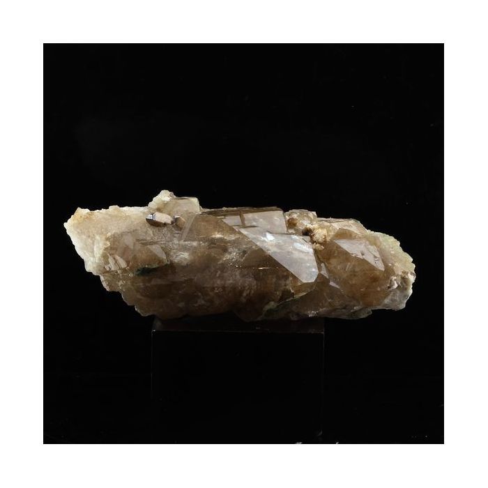 Pierres et Minéraux. Anatase + Quartz. 211.0 ct. Entre Deux Roches, Massif de la Lauzière, France..