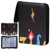 Kartenalbum 4-Taschen-Ordner 50 Seiten 400 Fächer PU-Leder Pikachu Sammelkartenhalter