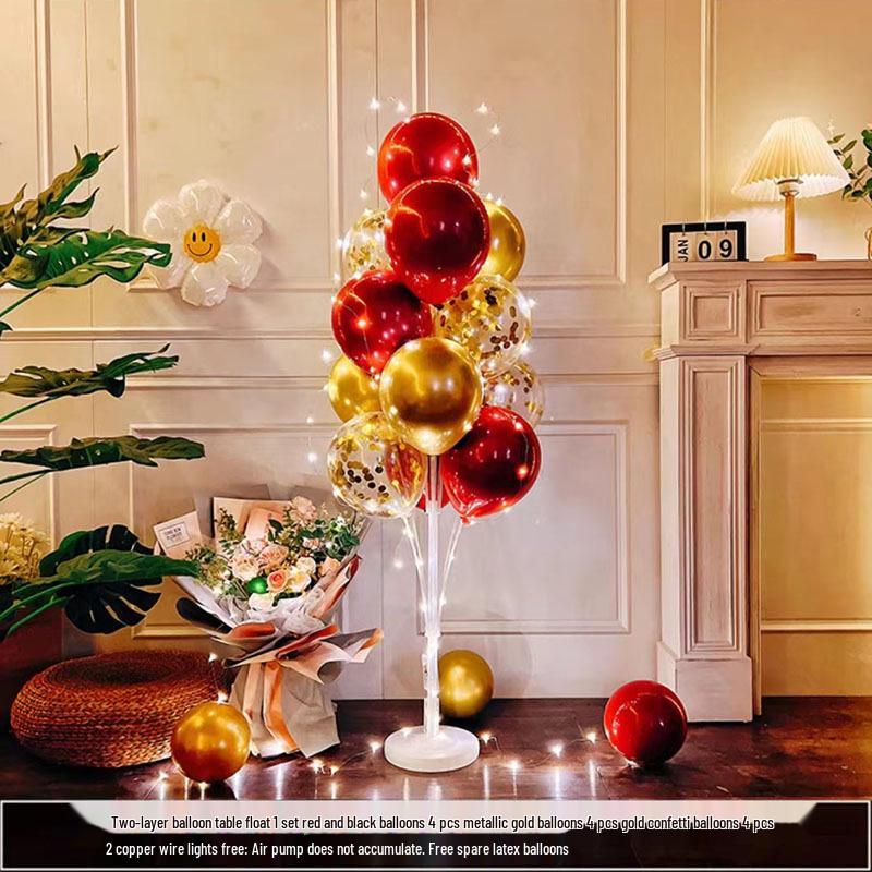 Luminous Balloon Floor Stand for Events: Birthday, Wedding, Anniversary, Party, and More.