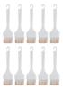 Set of 10 Paint Brushes Goat Hair Multi-Purpose (10, 50mm)