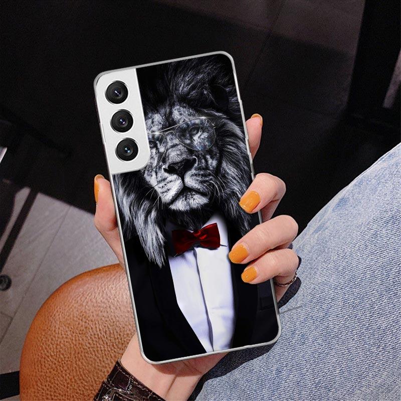 Man Suit Shirt Tie Phnoe Case for Samsung Galaxy S26 S25 Edge S23 S24 Ultra S22 Plus S21 S20 FE Unique Cover Soft Coque Galaxy S
