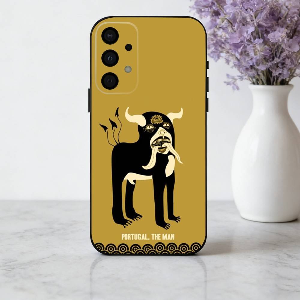 COOL P-Portugal. T-The Man BAND Handyhülle Für Samsung Galaxy A73,A72,A71,A70,A53,A52,A51,Andere Weiche Schwarze Hülle