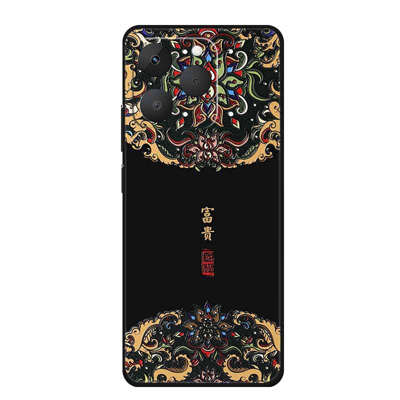 3D Emboss Case For Realme Note 70T Phone Case 70 T Coque Flowers Silicone Soft Back Cover For Realme Note 70 Narzo 80 lite Case