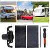 Towing Organizer 7 Way Waterproof Aluminum Alloy RV Accessories for Travel Trailers Outside for Car SUV Truck Van RV Camper