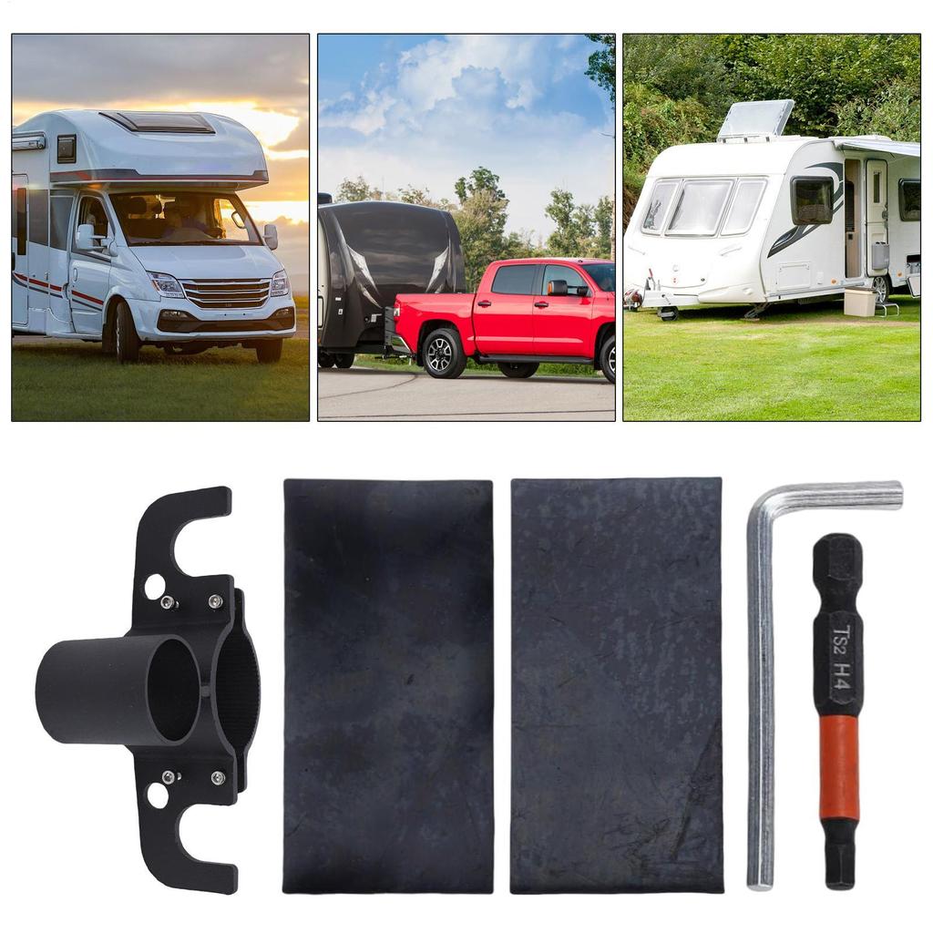 Towing Organizer 7 Way Waterproof Aluminum Alloy RV Accessories for Travel Trailers Outside for Car SUV Truck Van RV Camper