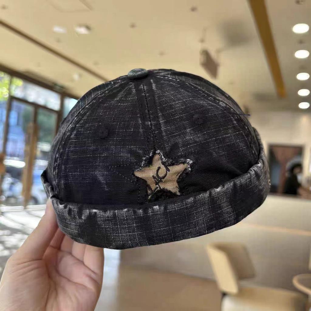 Unisex melon-shaped hat, windproof, suitable for children and teenagers, stylish and casual design