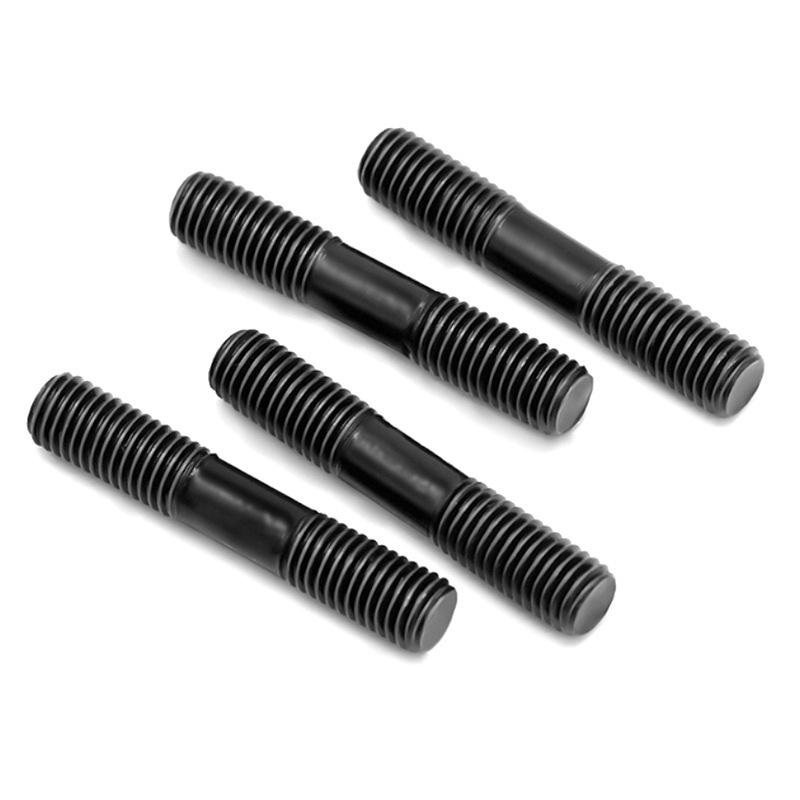 High-Strength M20 Blackened Hardened 10.9 Grade Double-Ended Stud with Equal Length Double Threads