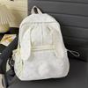 Schoolbag High Value Polka Dot Rabbit Ears Backpack for Primary and Secondary School Students Class Schoolbag Cute Large Capacity Lightweight Travel 