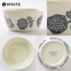 Minoru Pottery Mino Ware PLANTAREE-RIKKA- 130 Pack Bowl White Set of 2 13.0cm