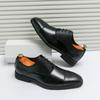 Men Retro Oxfords Black Formal Business Dress Derbys Prom Tuxedo Party  Leather Shoes Large Size