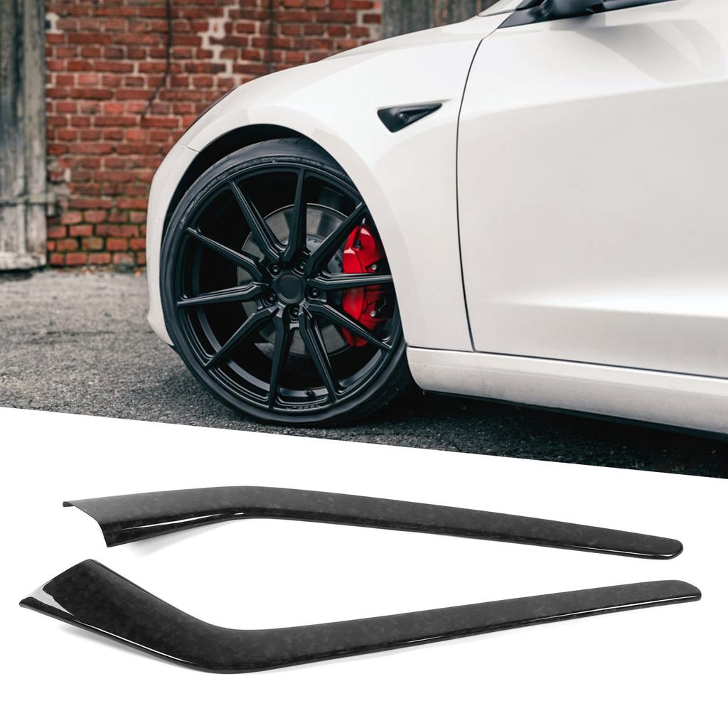 2Pcs Console Gear   Side Trim Strip Cover Carbon   Decor Fit for     2018‑2021