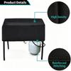Water-Resistant Barbecue Cover for Outdoor Storage, Forms a Barrier Against Dust, Everyday Debris, Moisture, and Routine Sun Exposure