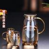 Home Colorful Cold Water Bottle Large Capacity High Borosilicate Glass Tea Set Cooler Teacups Water Cup Mugs