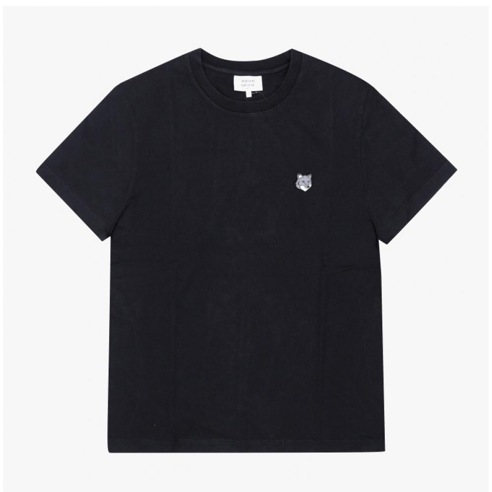 MaiSon KiTSune Toppa Testa di Volpe Grigia Uomo S T-Shirt Pm00108kj7025