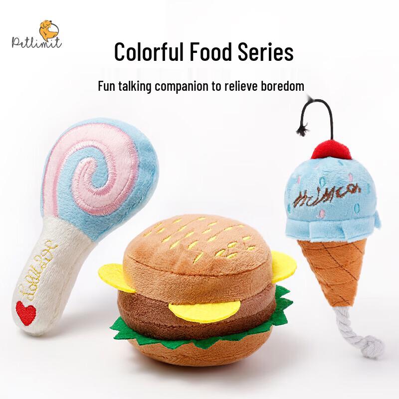 Petlimit Squeaky Plush Dog Chew Toy