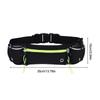 Hydration Running Belt with Multiple Pockets Holder Adjustable Strap Exercise Waist Pouch for Men and Women
