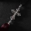 New Metal and Diamond Christian Car Rear View Mirror Car Pendant Hanging Car Styling Alloy Crystal Safe Pendant