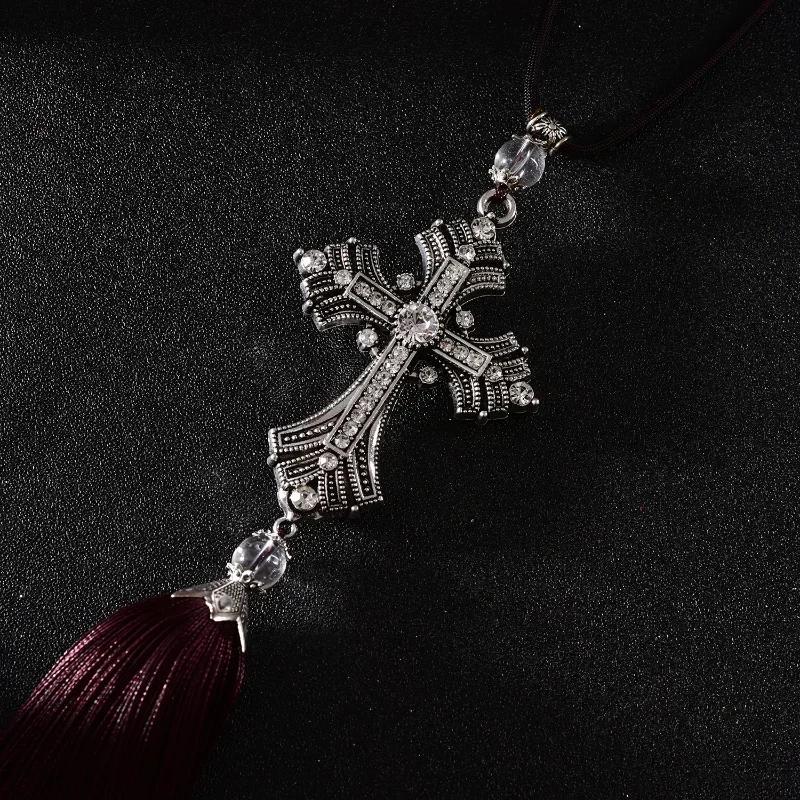 New Metal and Diamond Christian Car Rear View Mirror Car Pendant Hanging Car Styling Alloy Crystal Safe Pendant