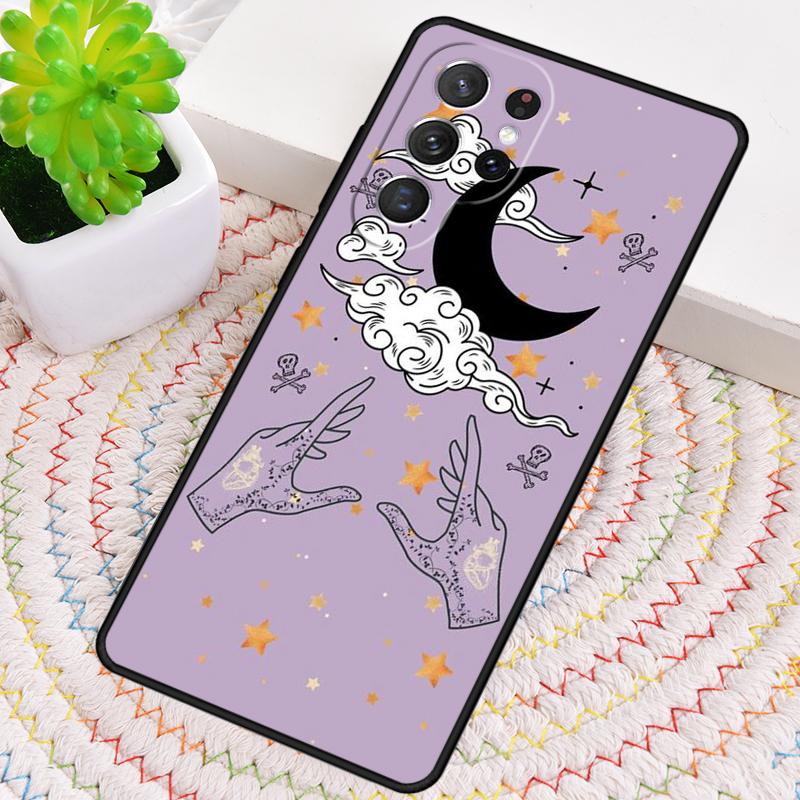 Witches Moon Tarot TPU Phone Case For Samsung Galaxy Note 10 Pro S26 S25 S24 S23 S22 Ultra Plus S21 FE S20 Shockproof Cover