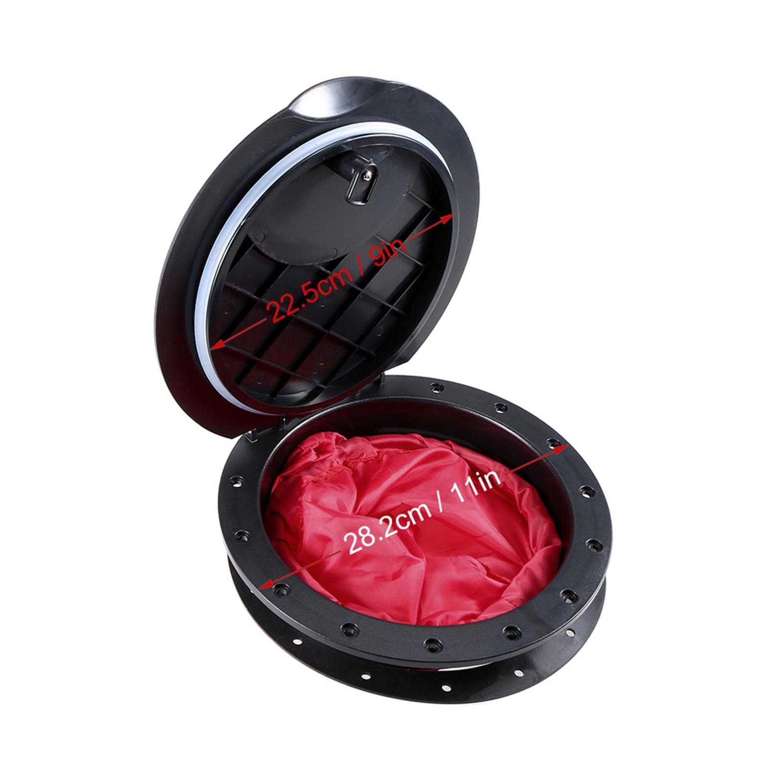 kayak hatch cover 9  Deck Plate Hatch Cover Kit with Storage Bag for Marine Inflatable Boat Kayak Dinghy Fishing Rigging