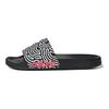 adidas Adilette Shower Comfortable Sports Rubber Sole Non-Slip Slide Sandals Women Footwear Black White FX1200