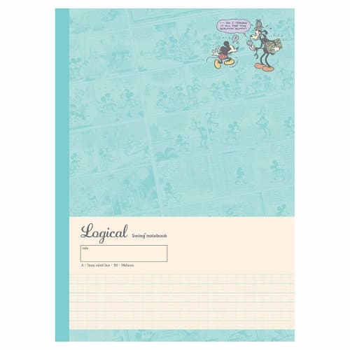 Nakabayashi Swing Logical Notebook 5-Book Pack Semi-B5 A-lined Mickey & Friends S-141A-5P