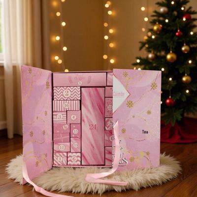 Boîte Cadeau Calendrier de l'Avent Créatif Pliant à Double Porte