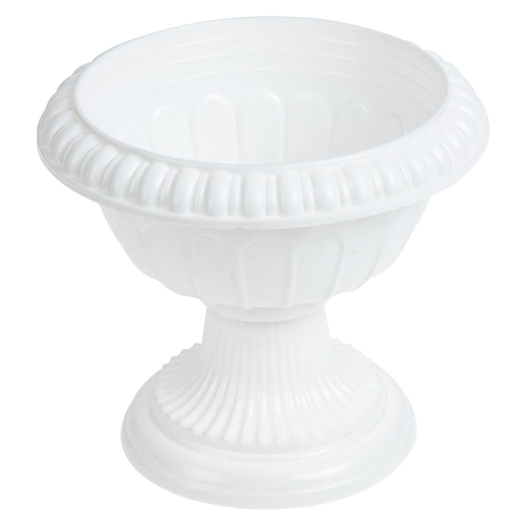 Wedding Flower Pot Home Decor European Style Planter Household Balcony Pots Outdoor White Vase Plastic Porch Vintage