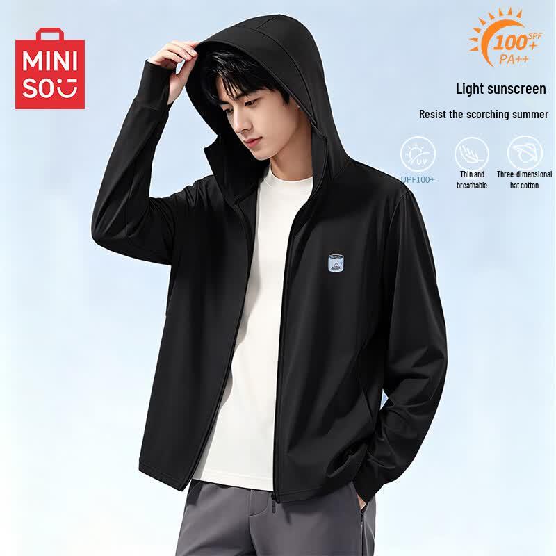 MINISO Men's Ice Silk Sun Protection Hoodie