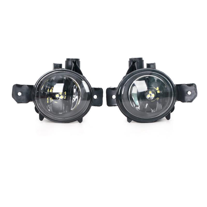 Car Front LED Fog Light With Bulbs For BMW 1 Series E82 E87 E88 X3 E83 X5 E70 63176924655 63176924656 Car-Styling Assembly Lamps
