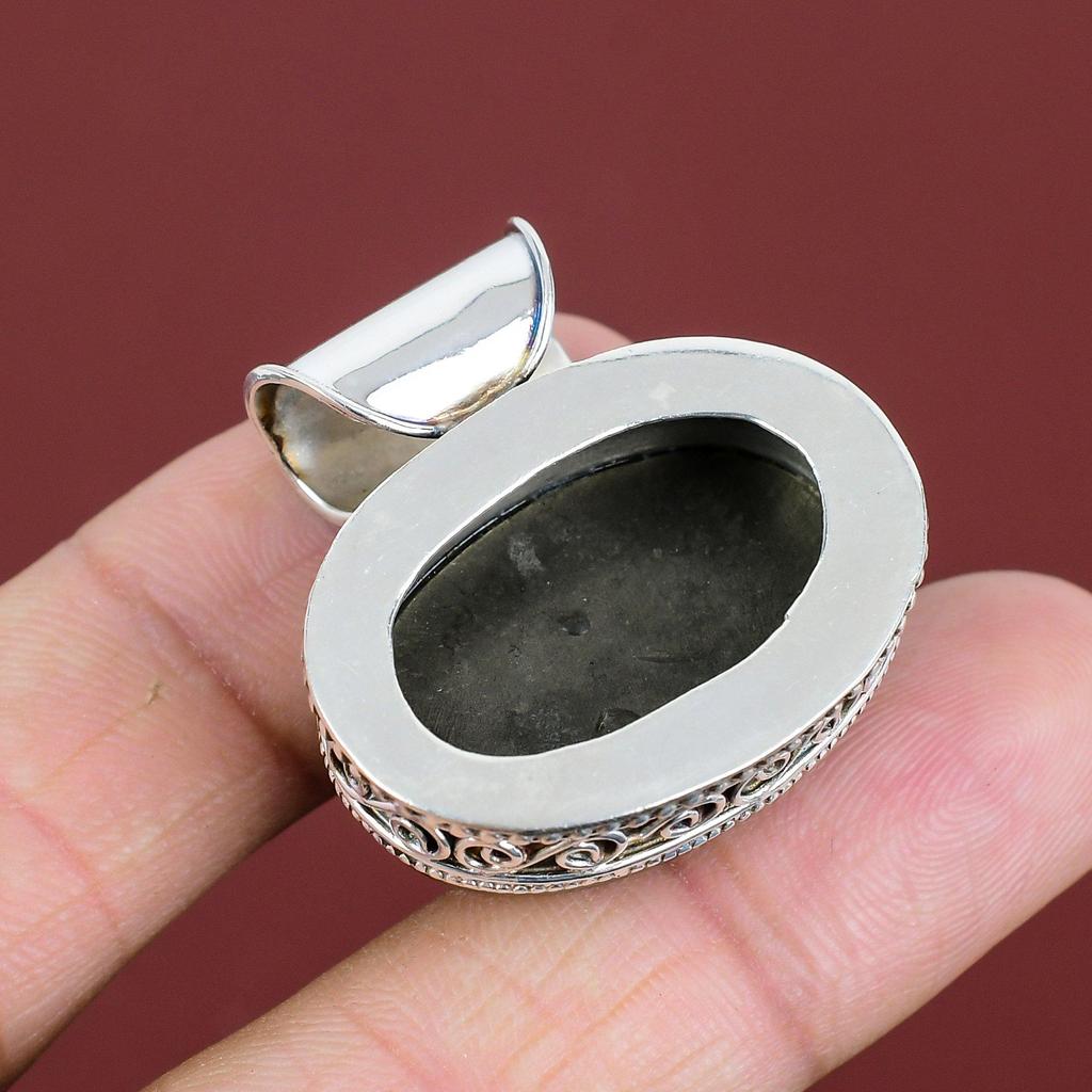 Pyrite Pendant Handmade Gemstone Jewelry 925 Sterling Silver Pendant Vintage Pendant Decent Jewelry Latest Design Pendant Anniversary Gifts
