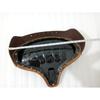 Solo Seat For Harley Brown Leather Skirt Knucklehead Panhead Shovel TC Bobber