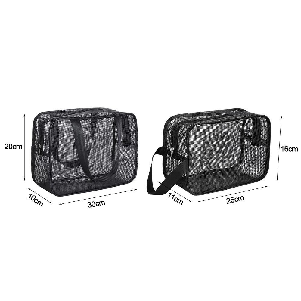 Quick Dry Easily Carry Bathroom Carry Tote Tote Bag Storage Bag Mesh Shower Quick Dry Shower Mesh Shower Bag Big Pockets