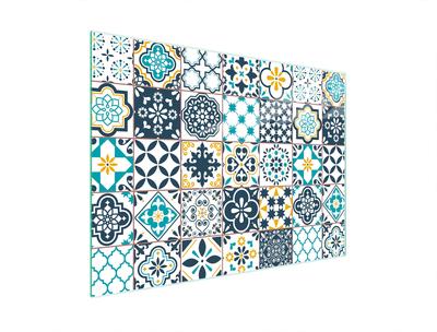TAGLIERE IN VETRO 30x22 MOSAICO