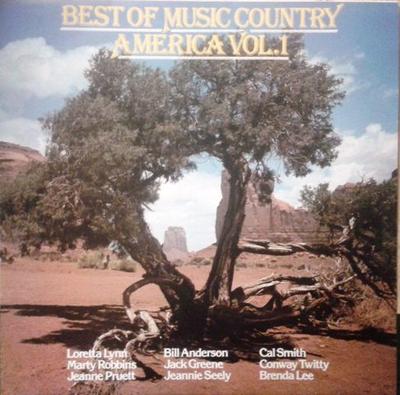LP Record VARIOUS - Best Of Country Music America Vol.  MCF2599 MCA Records 1975 UK Folk Used