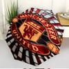 Manchester United F.C Print Automatic Open Close Umbrella, Portable Foldable Umbrella, for Outdoor Commute Camping Trip, Ideal Birthday Gift