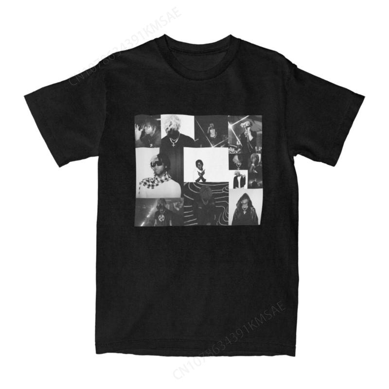 Vintage TShirt Rapper Ken Carson Collage Pure Cotton TShirts Fashion Tee Shirt for Men Summer Awesome Short Sleeve Tees